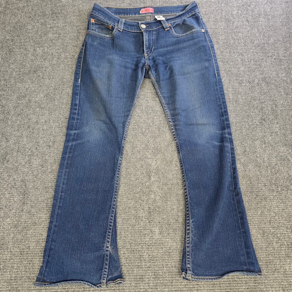 Levi's Type 1 Tough Boot Jeans Womens 12M 34x30 Blue Flare Vintage Y2K 2003